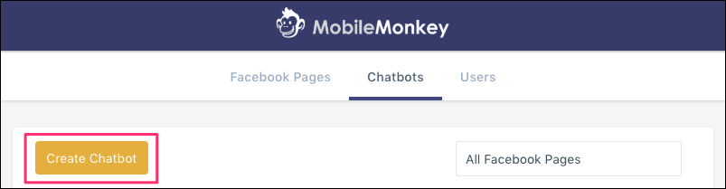12 Ready-Made Facebook Messenger Chatbots You Can Clone Today - create-new-mobilemonkey-messenger-chatbot