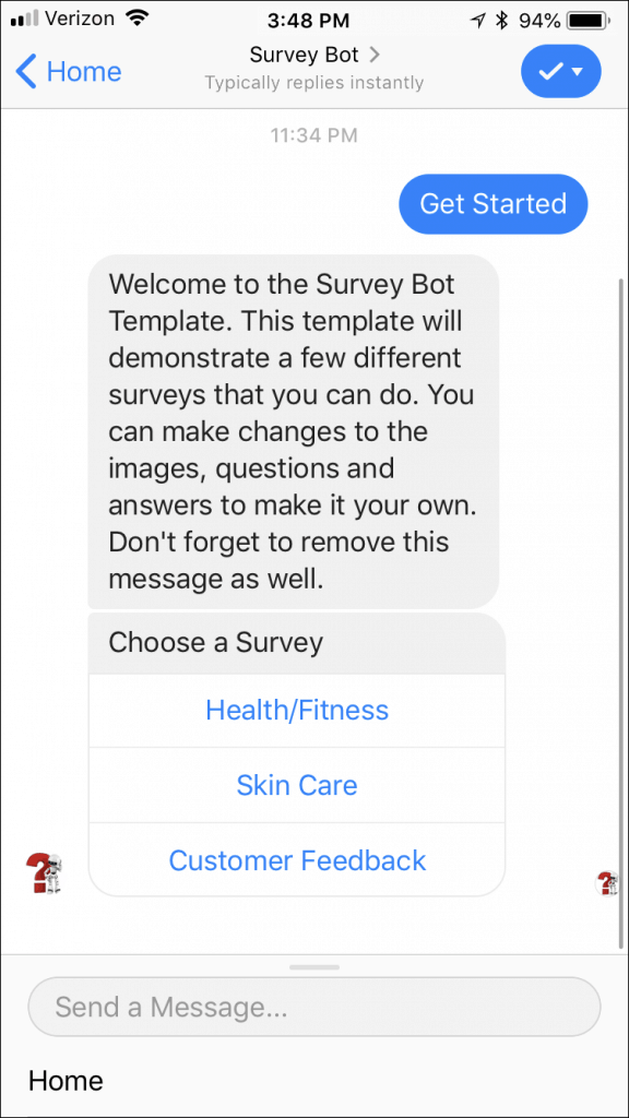 Survey Chatbot