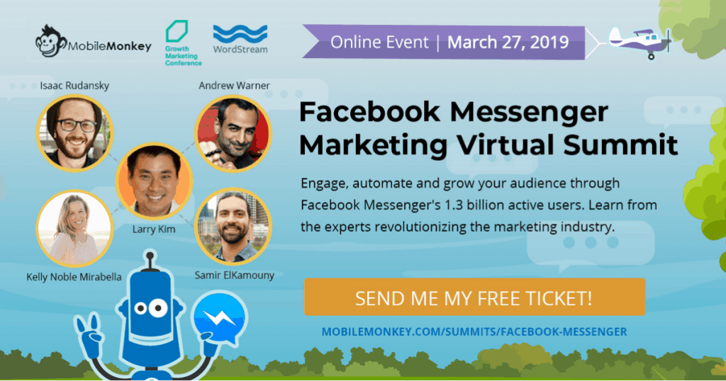 facebook messenger marketing summit mobilemonkey
