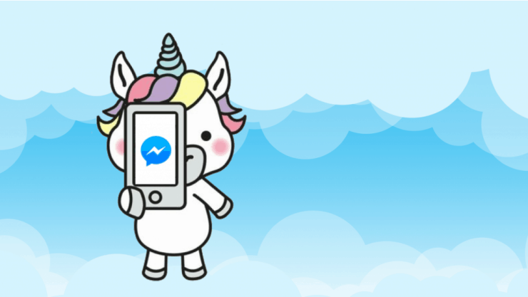 influencer taking a unicorn selfie