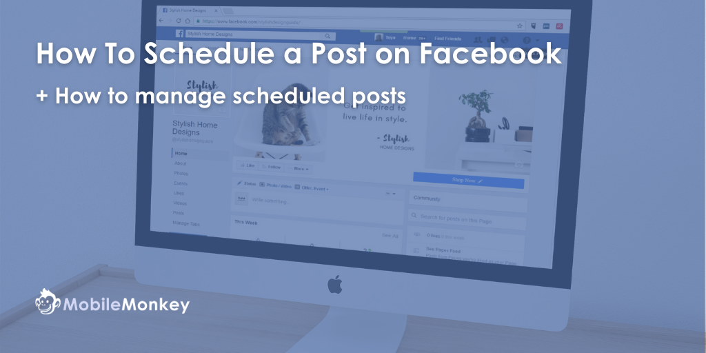How To Schedule a Post on Facebook