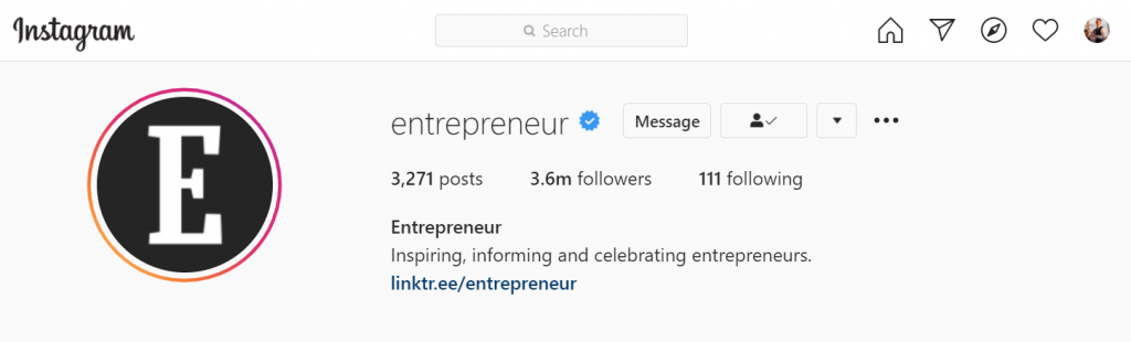 best Instagram business accounts: Entrepreneur