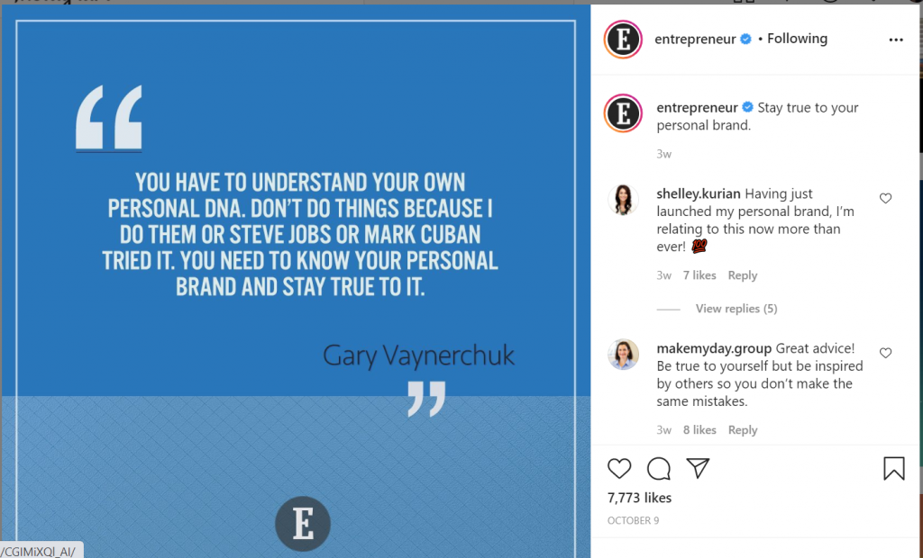 Instagram marketing examples