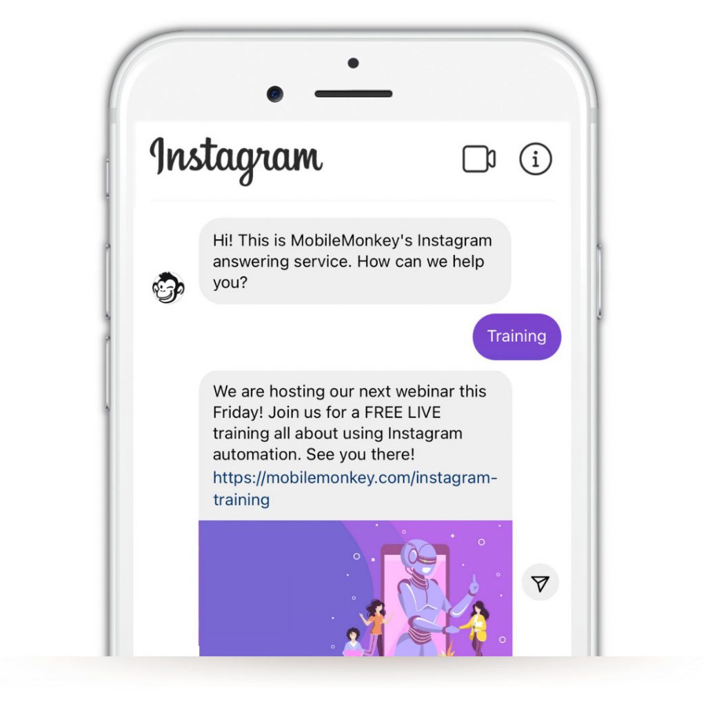 how to boost a post on Instagram: auto-reply tools