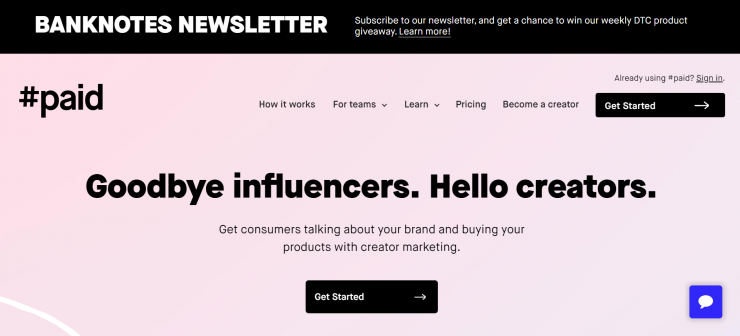 #paid influencer marketplace