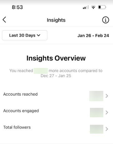 instagram insights overview